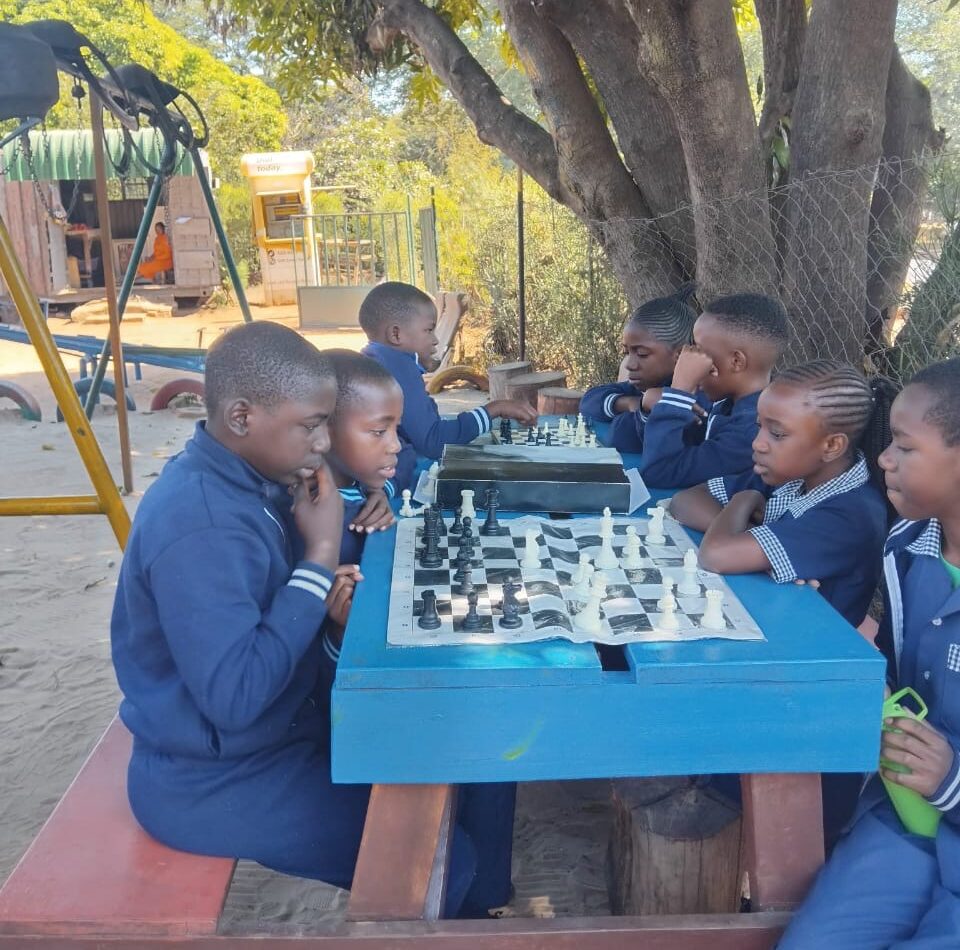 Chess club with Kidz in Action Learning Centre